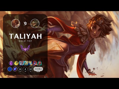 Taliyah Top vs Renekton - EUW Master Patch 13.19