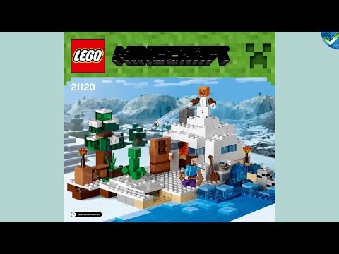 21120 The Snow Hideout LEGO® Minecraft Manual at the Brickmanuals Instruction Archive
