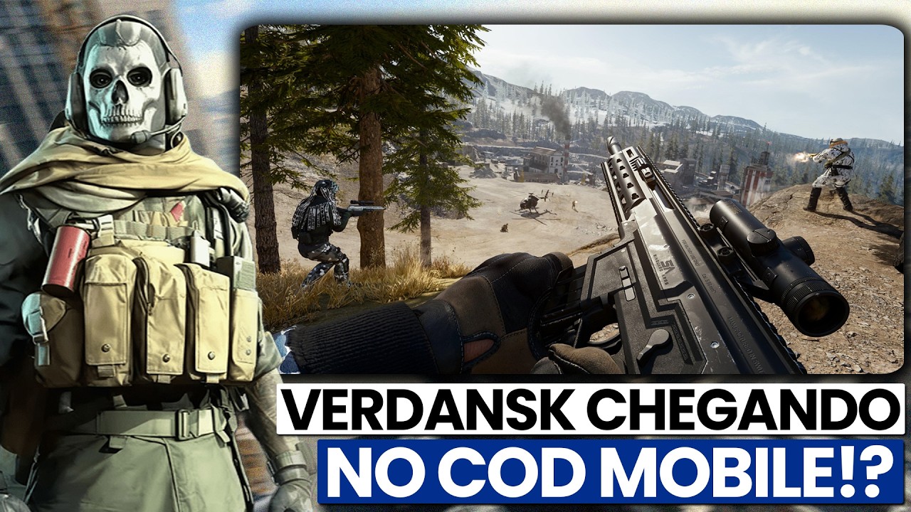 VAZOU VERDANSK no COD Mobile! WARZONE no CODM É REAL!