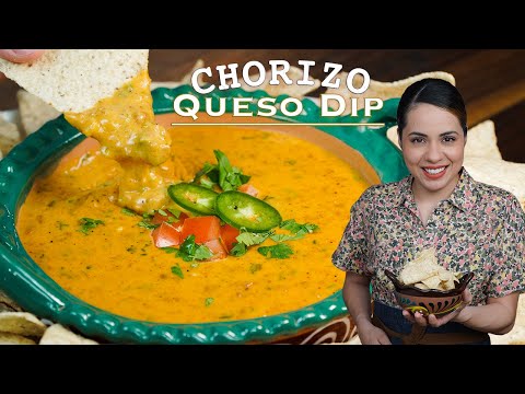 EASY Queso Dip With CHORIZO | Villa Cocina