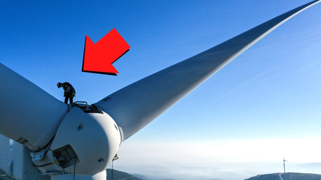 Turbinas Eólicas são BEM MAIORES que Você Pensa!