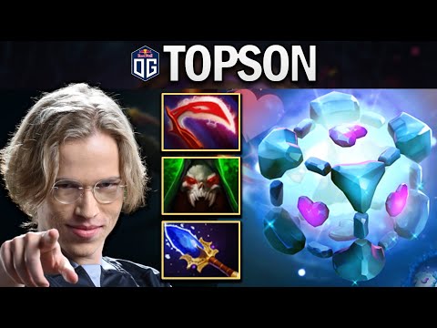 OG.TOPSON SMURF IO WITH DESO-AGHANIMS - DOTA 2 7.27 GAMEPLAY
