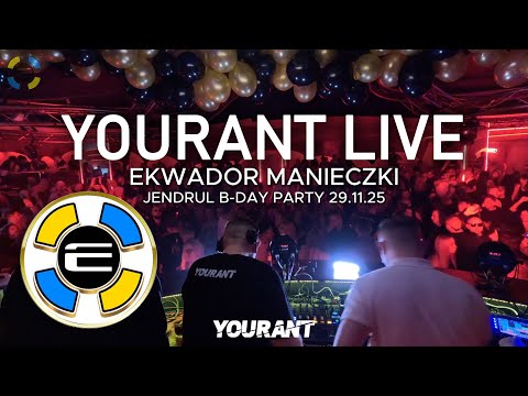 DJ YOURANT LIVE VIDEOSET ! - EKWADOR MANIECZKI - ANDRZEJKI & URODZINY JENDRULA - 29.11.2025 -
