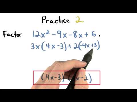 Factor By Grouping Practice 2 Visualizing Algebra