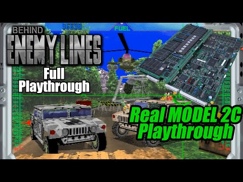 SEGA Behind Enemy Lines - Real MODEL 2 C-CRX - Full Playthrough