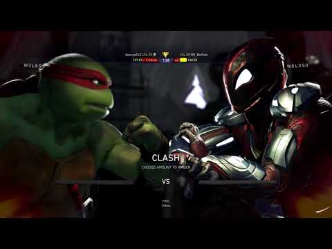 Injustice 2 - Deoxys (Blue Beetle) Vs Buffalo (Raphael)