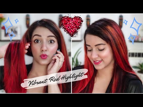 Red Ombre Highlights At Home | Streax ULTRAHIGLIGHTS -...