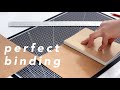 perfect binding | step-by-step (no stitching & book press needed!)