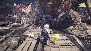 MHWI　ミラボレアス特別任務　狩王組で救難参加！！