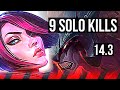 FIORA vs AATROX (TOP) | 9 solo kills, 900+ games | KR Master | 14.3
