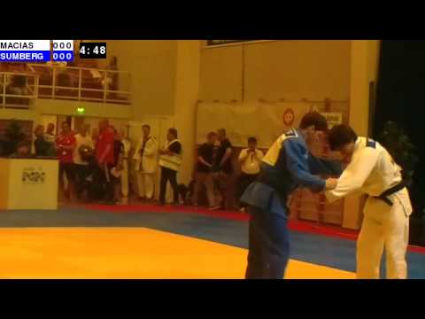 Judo Nordic Championships 2014: M-73: MACIAS - SUMBERG