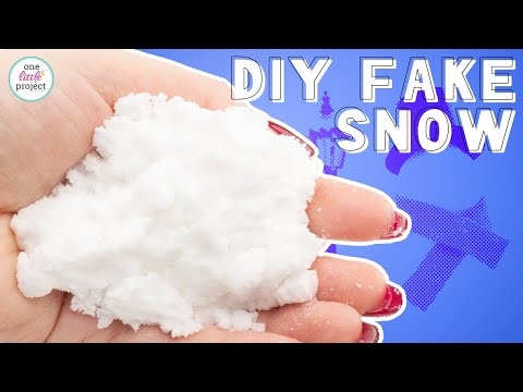 How to Make Fake Snow | Fun and Easy Fake Snow Recipe