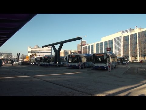 GPTV: Eerste liggers voor overkapping busstation Leeuwarden geplaatst