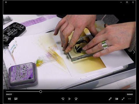 Three hares in the Sunset - A Lavinia Stamps Tutorial