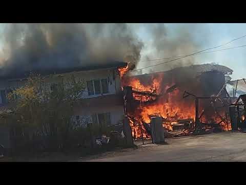 Bartın'da yangında bir ev ve ahır kül oldu