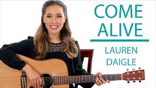 Come Alive (Dry Bones) Lauren Daigle Guitar Tutorial with Play Along