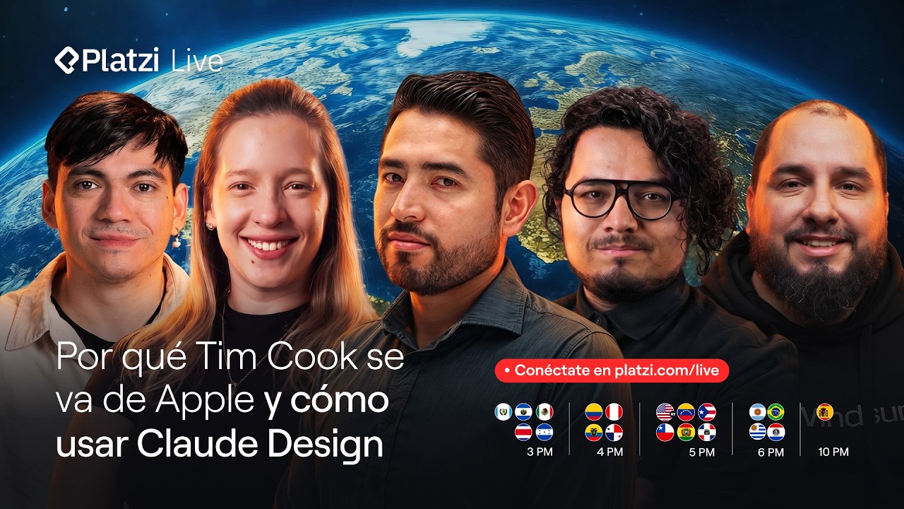 Por qué Tim Cook abandonó Apple y ¿Claude Design eliminará a Figma? | Platzi Live 🔥