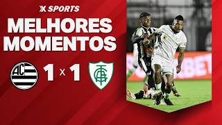 ATHLETIC 1x1 AMÉRICA-MG - MELHORES MOMENTOS BRASILEIRÃO SÉRIE B