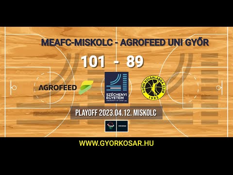 MEAFC-Miskolc - Agrofeed UNI Győr - NB1B Zöld 2022/23 Playoff Negyeddöntő 1. mérk - 2023.04.12. GYKC