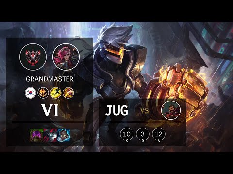 Vi Jungle vs Graves - KR Grandmaster Patch 11.4