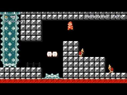 6-4 コクッパ６ by コロ ~ WORLD RECORD SPEEDRUN 一SUPER MARIO MAKER一 No Commentary 1AK