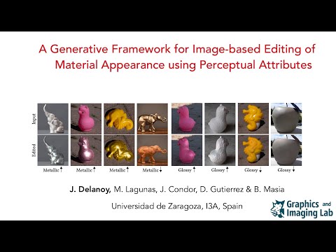 EG2022 - A Generative Framework for Image-based Editing of Material Appearance using ...