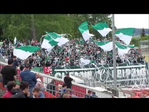FSV Zwickau U23 - BSG Chemie Leipzig  Intro Gästeblock+Siegestor
