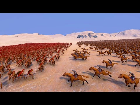 10000 Cavalrys vs 10000 Spartans - Ultimate Epic Battle Simulator