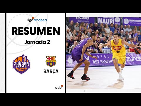 Zunder Palencia - Barça (83-84) RESUMEN | Liga Endesa 2023-24
