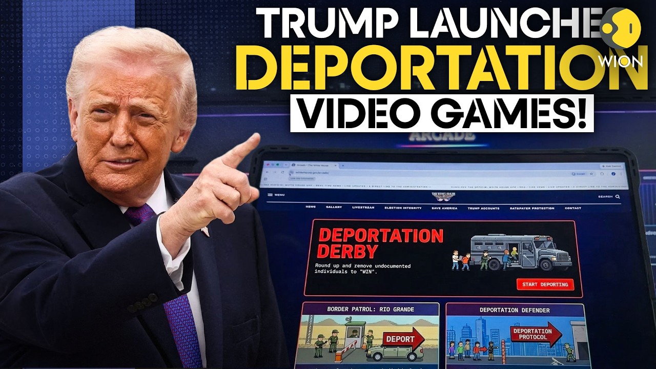 Trump's STRANGE 'Agenda Promotion'? White House Launches DEPORTATION Video Games! | WION Originals