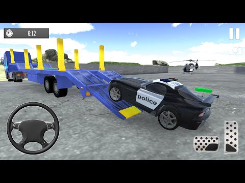 Us Police Car Transporter Police Transport Game | Police Car Driving Simulator – Android Gameplay