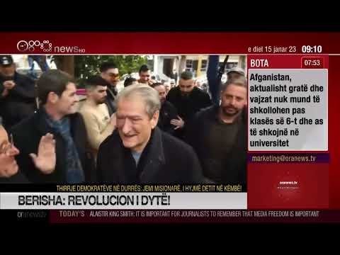 Edicioni informativ - 15 Janar 2023 - Ora 09:00 - Ora News