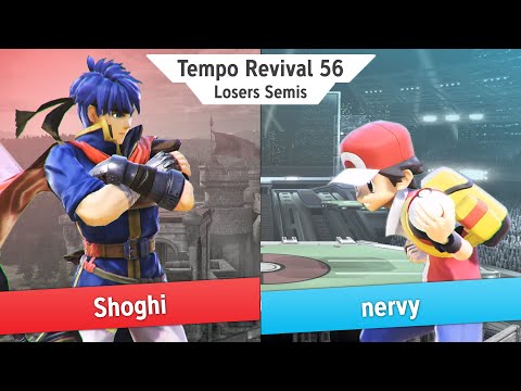 Tempo Revival 56 - Shoghi (Byleth, Ike) Vs. nervy (Pkmn Trainer) - Losers Semis - Smash Ultimate