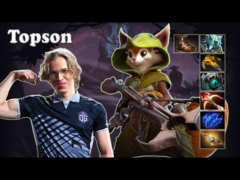 Topson - Hoodwink Midlane | Dota 2 7.30e Gameplay