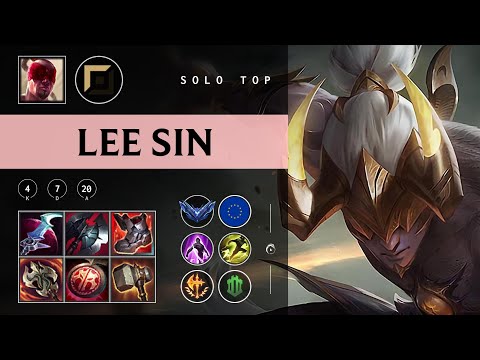 Lee Sin Top vs Sett - EUW Diamond Patch 25.22