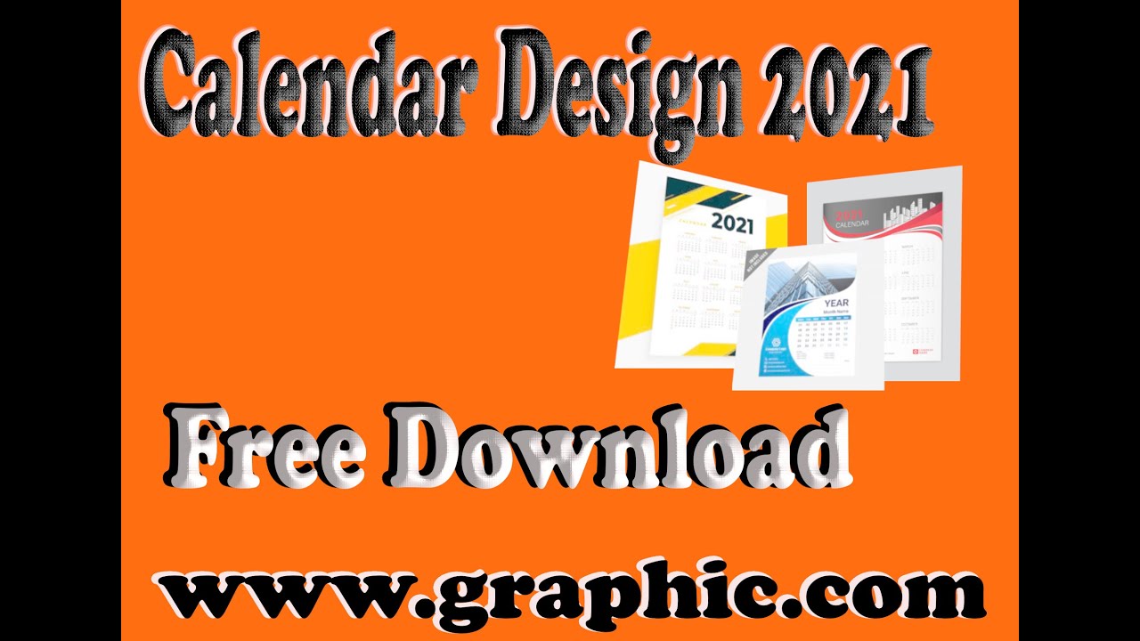 Calendar Design and New Year templates 2021 in Psd,Ai file 2021 Free Download