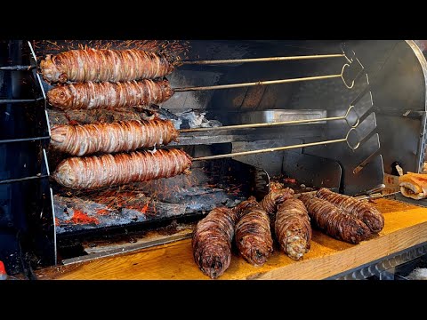 Turkish Street Foodaholic KOKOREÇ on Different LEVEL! | Most Famous Way for Lamb Intestine Sandwich