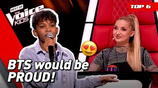 Beautiful BTS song covers on The Voice Kids | Top 6