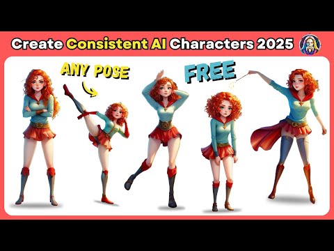 How to: Create Consistent Characters In Any Pose with Leonardo AI! (NEW)