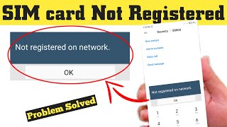 Fix Sim card Not Registered On Network Only Emergency Calls