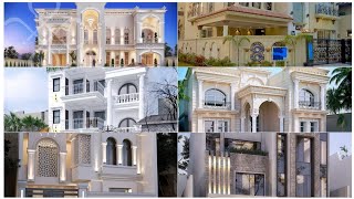 top50 Spanish house frant elevation design ideas 2