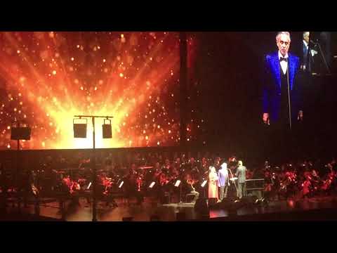 The Prayer Live - Andra Bocelli with Nicole Scherzinger, Madison Square Garden - Dec 12, 2018