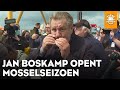 Jan Boskamp opent mosselseizoen in Yerseke: 'Werelds, joh!' | DE ORANJEZOMER