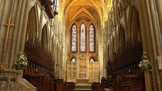 A walk inside Truro Cathedral, Cornwall.