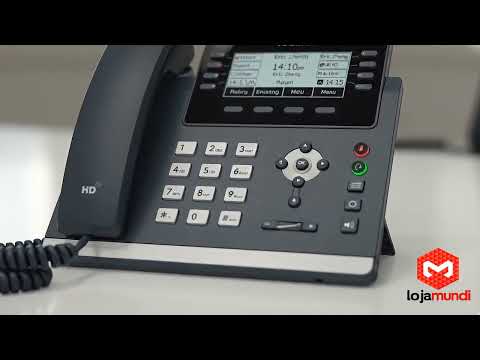 Video do produto Telefone IP Yealink T43U Gigabit SIP 2 USB Visor Colorido