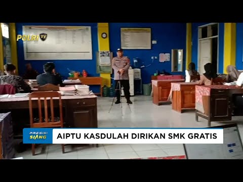 PERSONEL POLRES INDRAMAYU DIRIKAN SMK GRATIS DAN PERINGATI HARDIKNAS