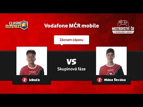MČR 2018 | Skupiny: bRoCk vs. Mára Škvára | Clash Royale