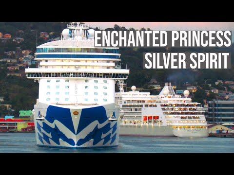 Shipspotting Castries St. Lucia || ENCHANTED PRINCESS & SILVER SPIRIT || 13/02/2022 ||