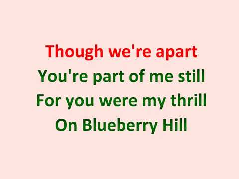 Blueberry Hill piano karaoke