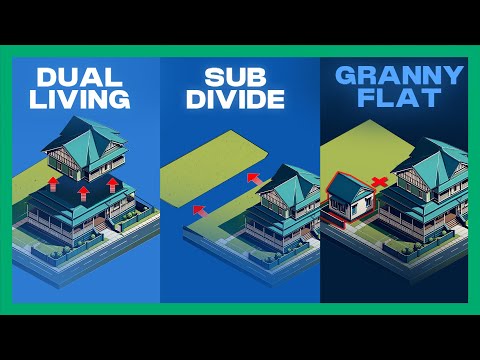 Double Your Rental Income - Granny Flat VS Dual Living VS Subdividing? Australia Property Investing